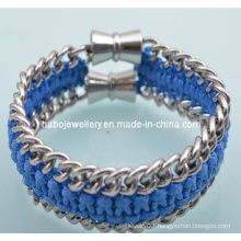 Colourful Braided with Ropes Chains Bracelet (XBL12911)